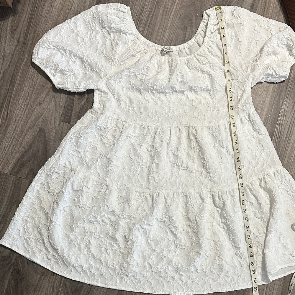 Moon River White Lace Mini Dress - Picture 10 of 10